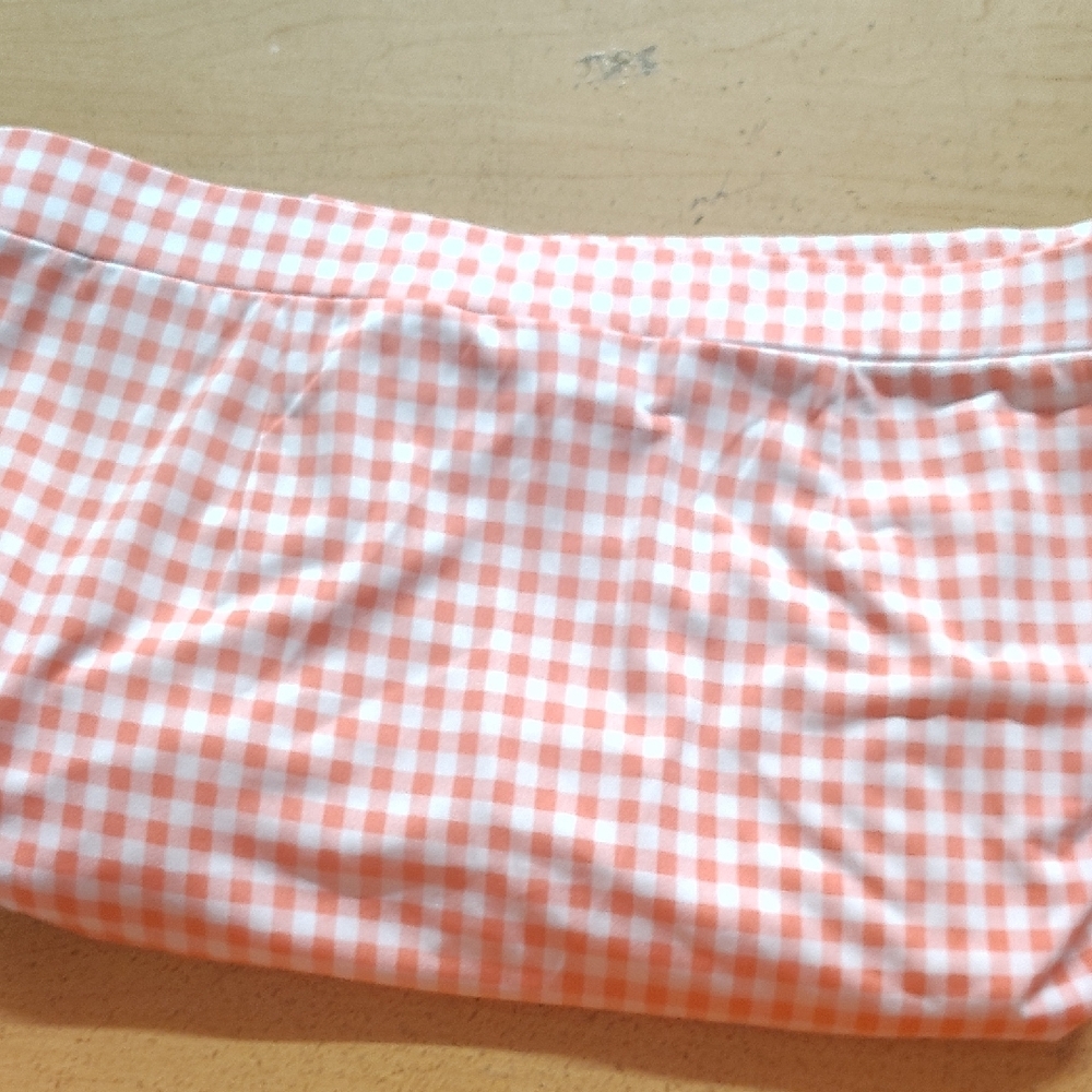 Universal Thread Orange and White Checkered Penci… - image 3